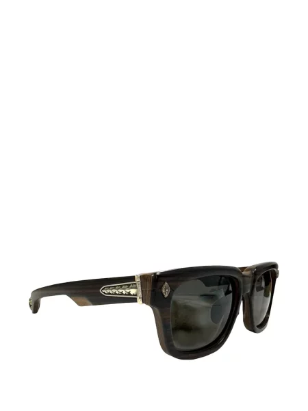 Ochelari de soare Chrome Hearts cu motiv cu inimi maro