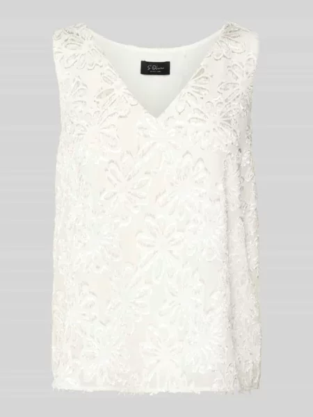 Top S.oliver Black Label biały