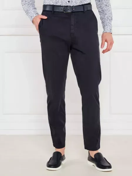 BOSS ORANGE Pantaloni chino | Tapered fit portocaliu