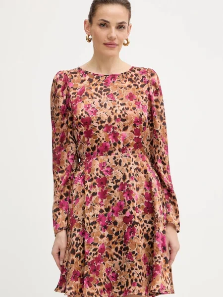 Morgan rochie mini evazați RIZAC.F maro