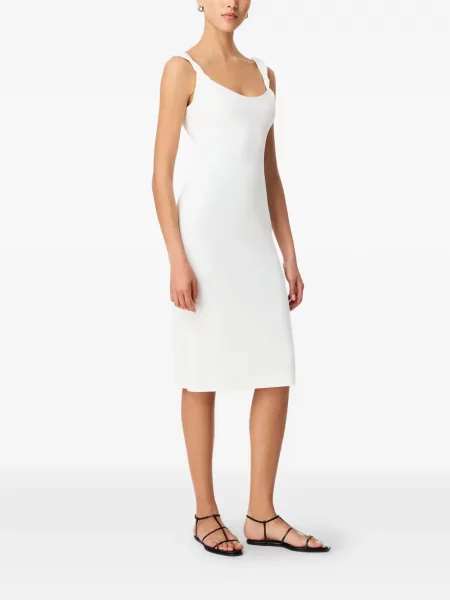 Rochie midi Another Tomorrow alb