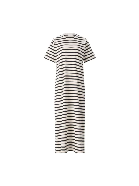 Maksi sukienka maxi Jil Sander w paski z dżerseju