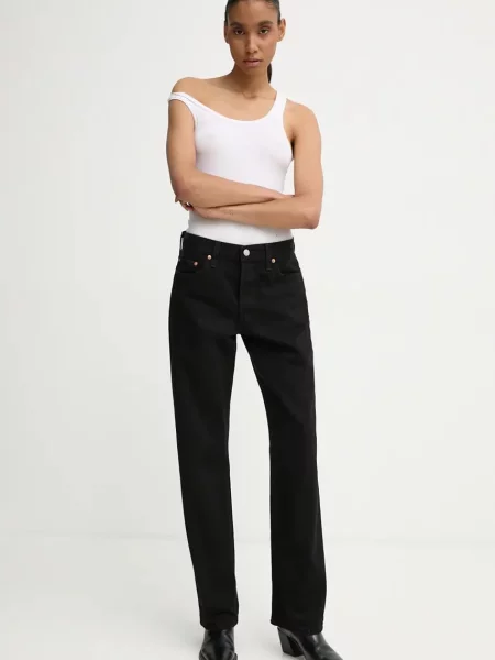 Levi's blugi regular pentru femei negru