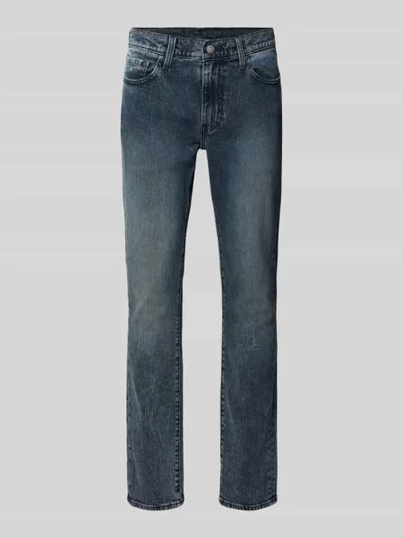 Jeansy o kroju slim fit z efektem znoszenia model Levi's niebieskie