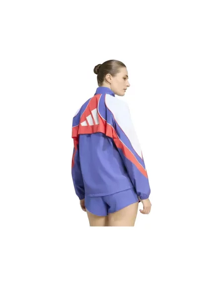 Kurtka biegowa adidas adizero archive niebieska