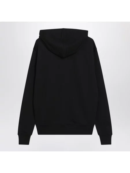 Bluza z kapturem Ami Paris z kapturem z logo czarna