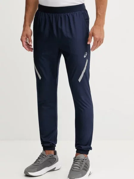 Панталон за трениране Asics LITE SHOW мъжки с принт синьо