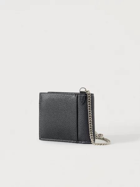 Calvin Klein Peňaženka antracitová / čierna biela