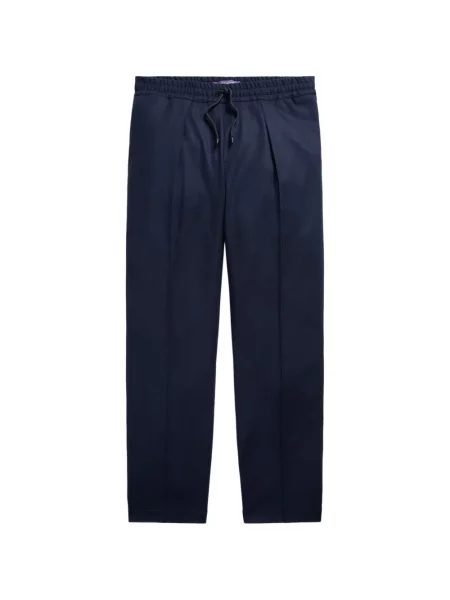 Τρέξιμο παντελόνι Ralph Lauren Purple Label με κορδόνι μπλε