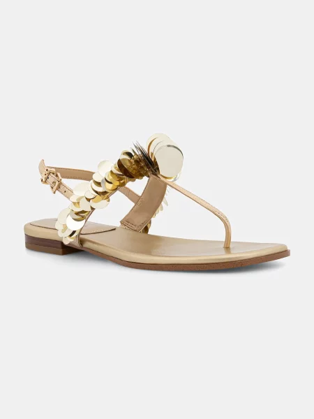 Chiloți tanga Michael Michael Kors din piele cu toc jos