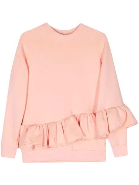 Bluza Ioana Ciolacu z baskinką różowa