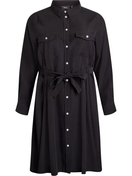 Zizzi Rochie tip bluză Mdana' negru