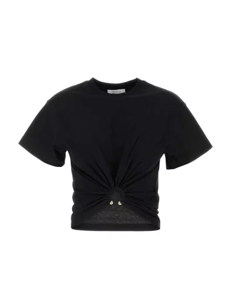 Koszulka Paco Rabanne klasyczna czarna
