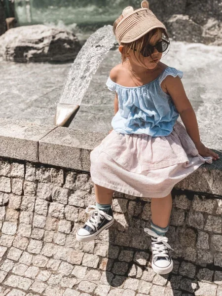 Sneakerși copii Kesi albastru