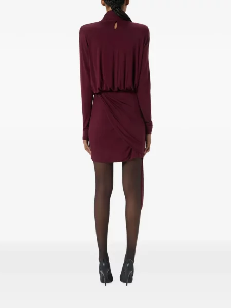 Rochie mini Blumarine drapată roșu