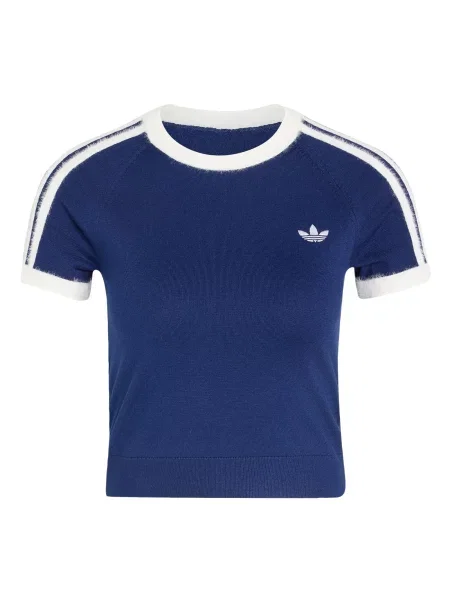 ADIDAS ORIGINALS Πουλόβερ KNITTED σκούρο μπλε λευκό