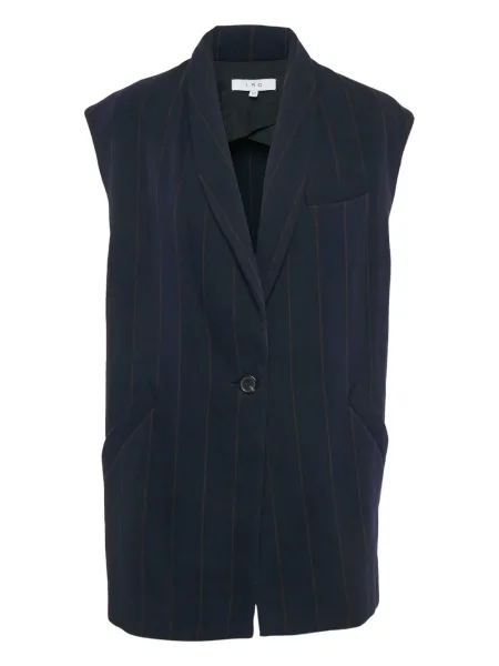 Palton Iro cu dungi albastru