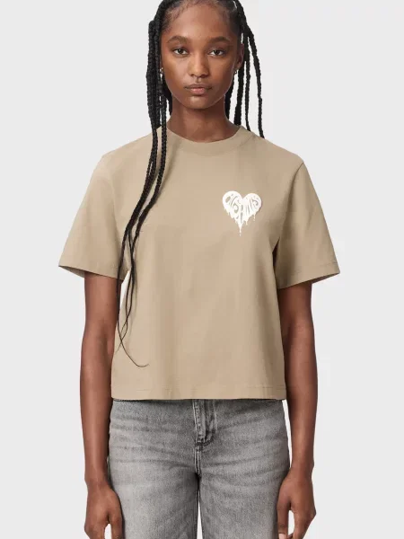 Футболка Allsaints бежева