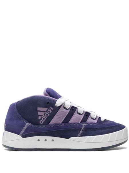 Sneakerși Adidas din piele de căprioară violet