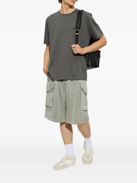 Pantaloni scurți cargo Giorgio Armani gri