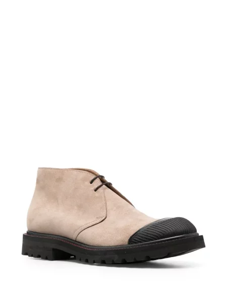 Zomšinės desert boots Kiton su raišteliais