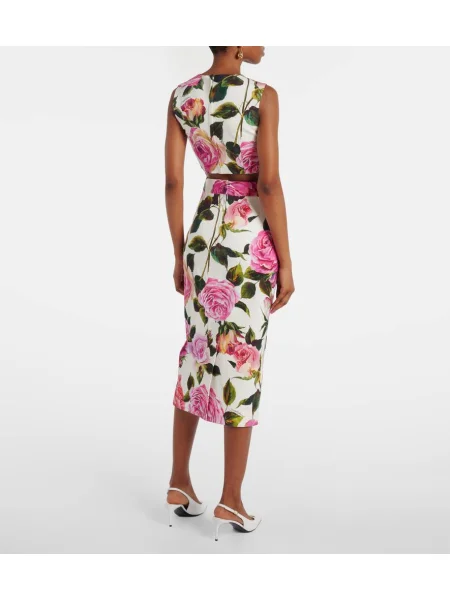 Cropp top Dolce&gabbana cu model floral roz
