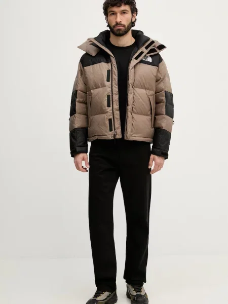 The North Face páperová bunda pánska hnedá
