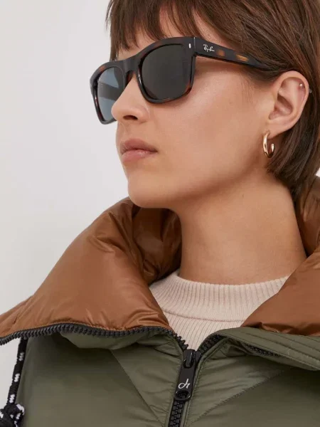 Sluneční brýle Ray-Ban tmavomodrá modré