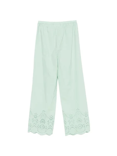 Pantaloni Mc2 Saint Barth cu broderie verde