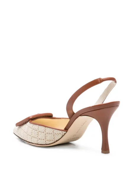 Pantofi cu toc Manolo Blahnik cu cataramă