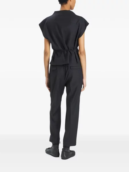Pantaloni Barena albastru