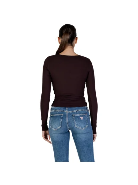 Tricou mânecă lungă Guess maro