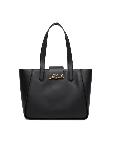Karl Lagerfeld Pirkinių krepšys Behind The Seams' juoda