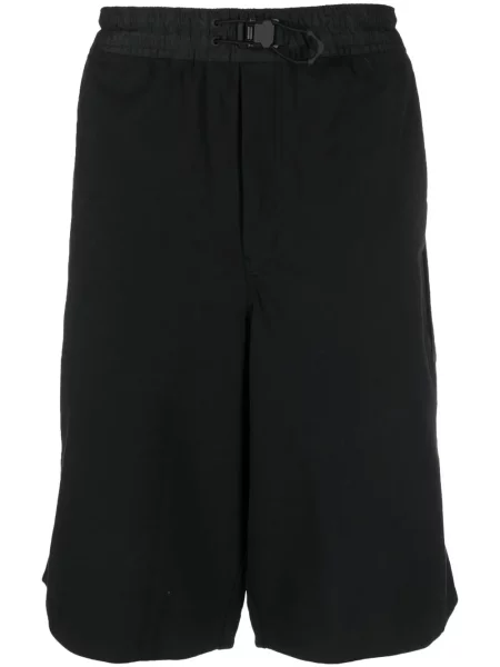 Bermudy Y-3 se stahovací šňůrkou černé
