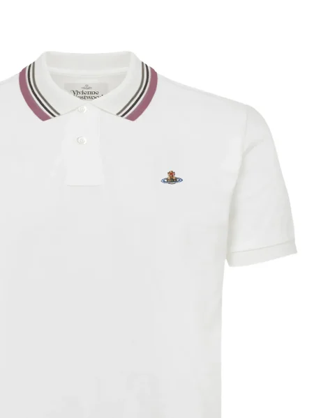 Polo Vivienne Westwood cu dungi alb