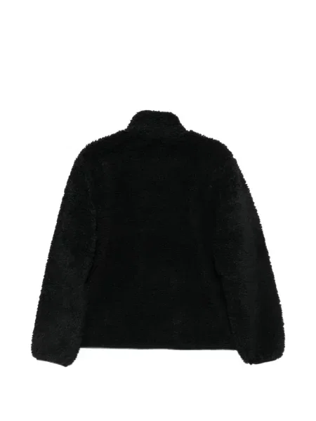 Geacă Stüssy din fleece negru