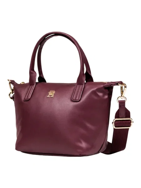 Geantă de mână Tommy Hilfiger bordo