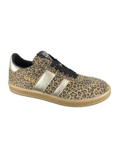Sneakersy Hip brązowe
