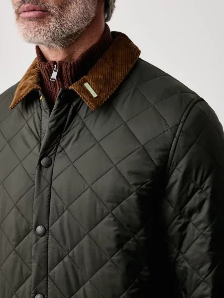 Barbour rövid dzseki férfi zöld
