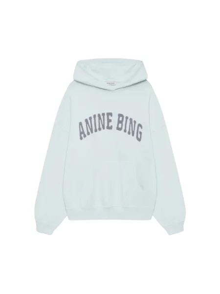 Bluza z kapturem Anine Bing niebieska