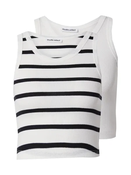 STUDIO SELECT Top Marlene negru alb