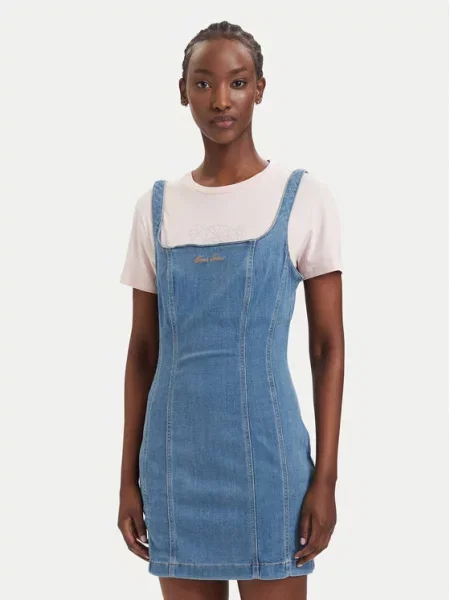 Guess Jeans Джинсова сукня Голубий