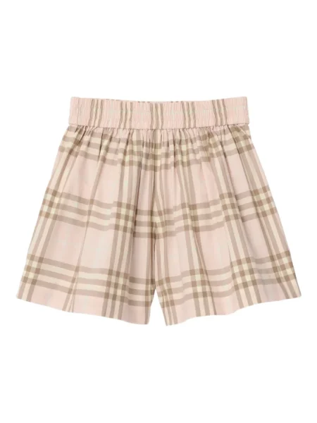 Szorty dziecięce Burberry różowe