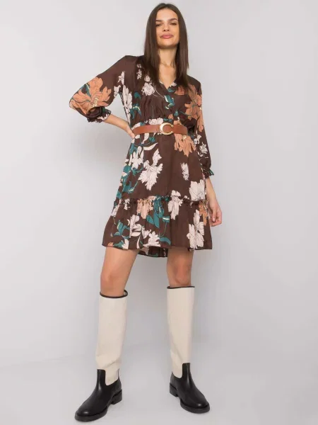 Rochie Factory Price de costum maro