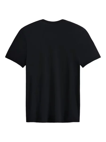 Tricou James Perse cu decolteu rotund negru
