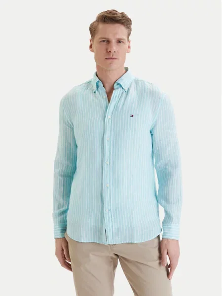 Tommy Hilfiger Srajca Bengal Turkizna