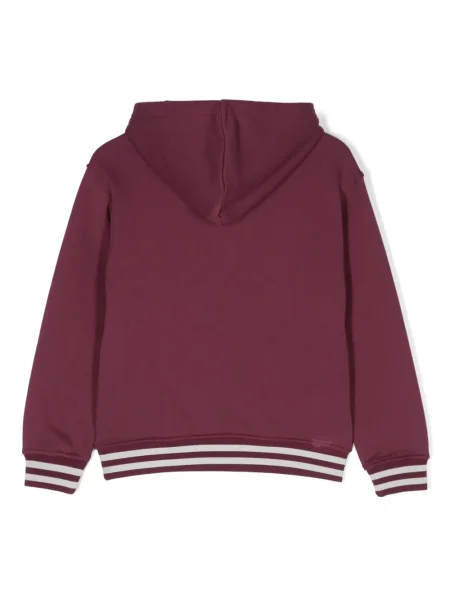 Bluza z kapturem dziecięca Moschino fioletowa