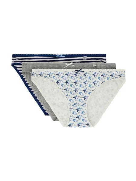 Набір трусів PRETTY POLLY Alice бавовна/еластан синій