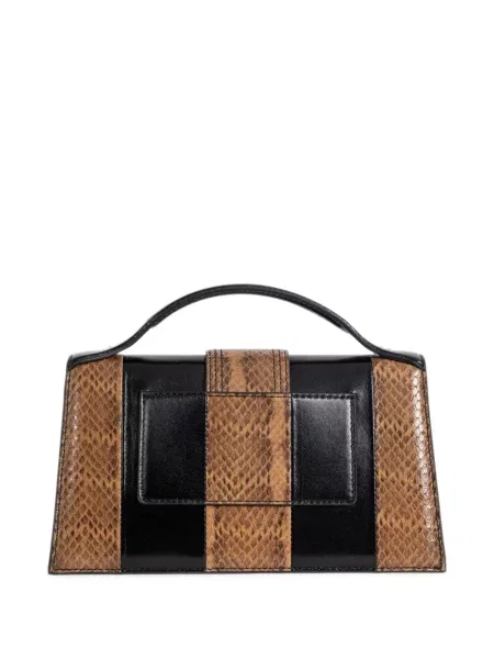 Geantă shopper Jacquemus maro