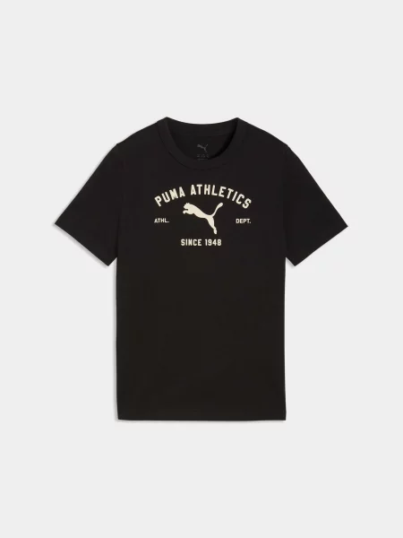 Дитяча Футболка PUMA Class Graphic Tee комбінований верх чорний